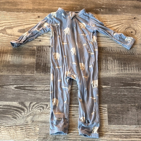 Kyte BABY Other - Kyte BABY Polar Arctic Zippered Romper with small stain